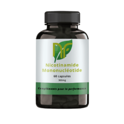 photo of nicotinamide mononucleotide powder capsules for anti-aging and facial skin benefits